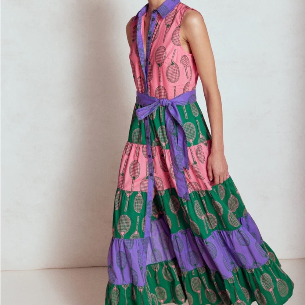 Boden Multi Tiered Shirt Dress
Multi, Tennis